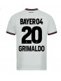 Bayer Leverkusen Alejandro Grimaldo #20 Auswärtstrikot 2023-24 Kurzarm